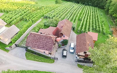 Pogled na Vinsko klet iz zraka